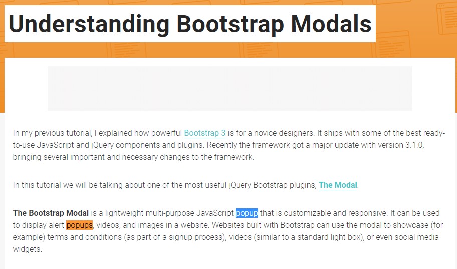  An additional  practical  post  concerning Bootstrap Modal Popup